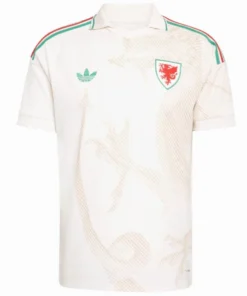 Gales Camiseta 2026 Segunda Blanca - Camiseta Gales Rugby | PTDHMALL