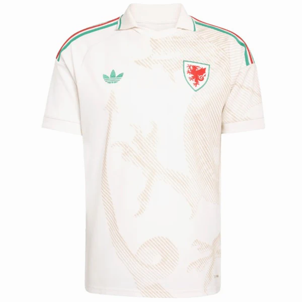 Gales Camiseta 2026 Segunda Blanca - Camiseta Gales Rugby | PTDHMALL