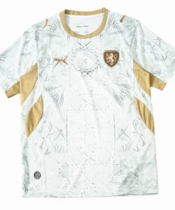 Republica Checa Camiseta 2026 Segunda Blanca - Camiseta Republica Checa | PTDHMALL