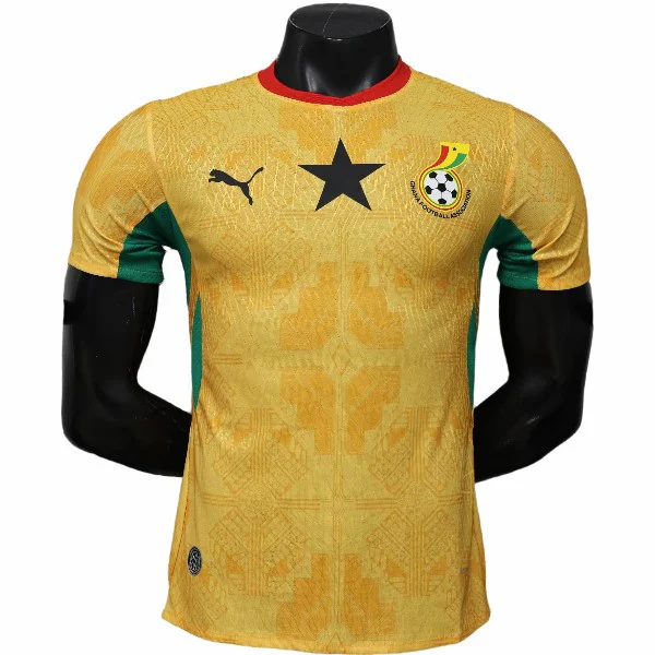 Ghana Camiseta Edición Jugadores 2026 Segunda Amarilla - Camiseta Ghana 2026 | PTDHMALL