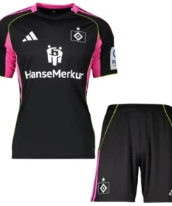 Hamburgo S.V Conjunto 2025 2026 Tercera Negro - Hamburgo S.V Barata | PTDHMALL