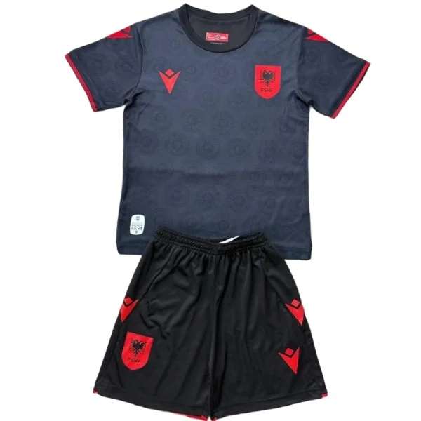 Albania Niños Conjunto 2026 Tercera Negro - Albania Niños Barata | PTDHMALL