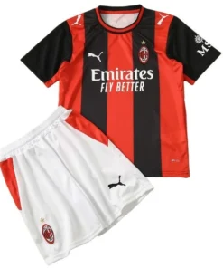 AC Milan Niños Conjunto 2026 2027 Casa Rojo - AC Milan Niños Barata | PTDHMALL