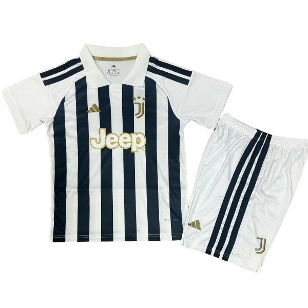 Juventus Niños Conjunto 2026 2027 Casa Blanco - Equipación Juventus Niños | PTDHMALL