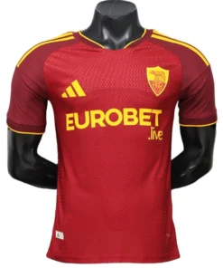 AS Roma Camiseta Edición Jugadores 2026 2027 Casa Roja - Camiseta As Roma | PTDHMALL