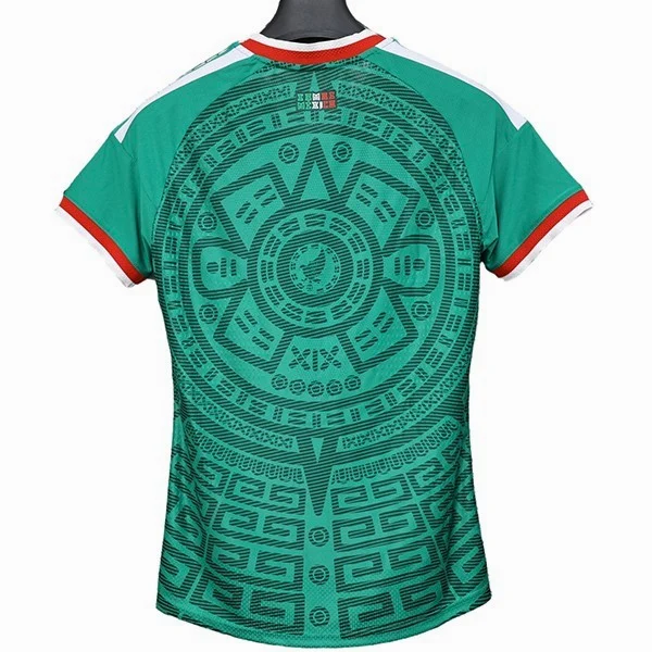 México Mujer Camiseta Edición Jugadores 2026 Casa Verde - Camiseta México Mujer | PTDHMALL