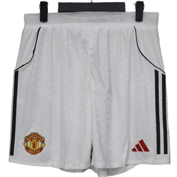 Manchester United Pantalones Edición Jugadores 2025 2026 Casa Blanco - Pantalón Manchester United | PTDHMALL