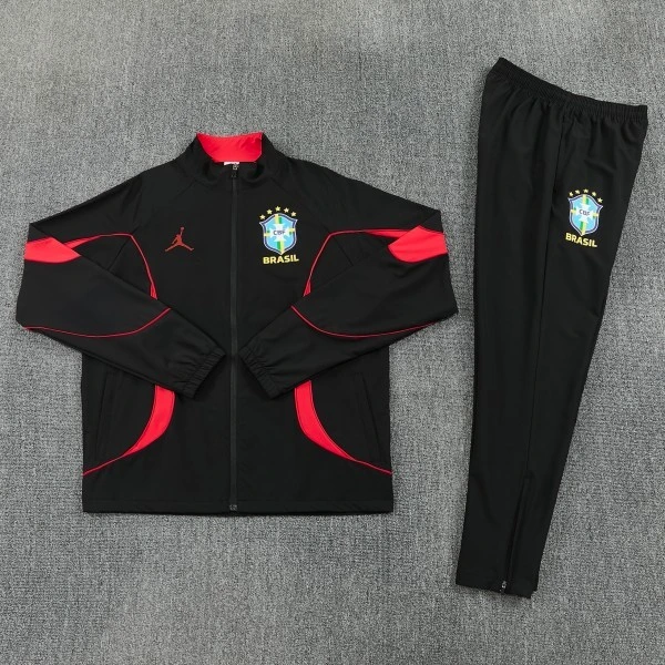 Brasil Conjunto 2026 Negro - Brasil Barata | PTDHMALL