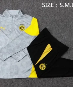 Borussia Dortmund Conjunto 2025 2026 Gris - Borussia Dortmund Barata | PTDHMALL