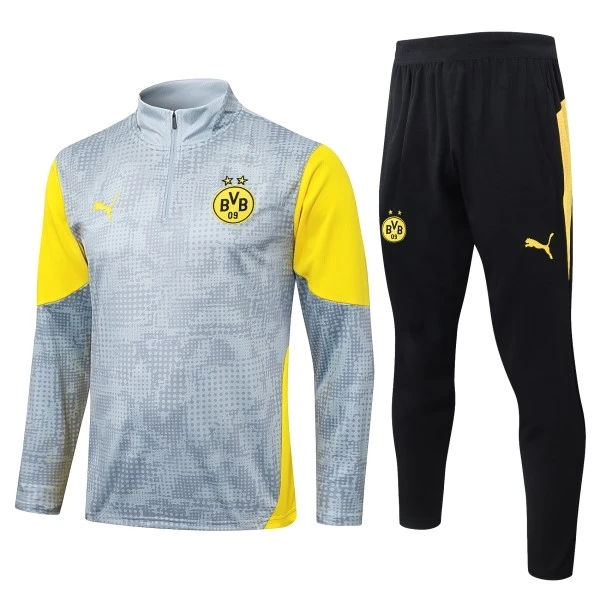 Borussia Dortmund Conjunto 2025 2026 Gris - Borussia Dortmund Barata | PTDHMALL