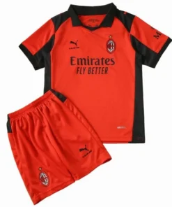 AC Milan Niños Conjunto 2025 2026 cuarta Rojo - AC Milan Niños Barata | PTDHMALL