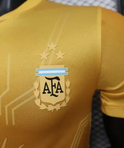 Argentina Camiseta Edición Jugadores 2026 Especial Amarilla - Camiseta Argentina | PTDHMALL