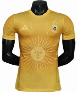 Argentina Camiseta Edición Jugadores 2026 Especial Amarilla - Camiseta Argentina | PTDHMALL