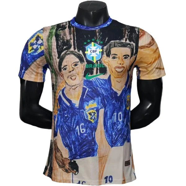 Brasil Camiseta Edición Jugadores 2026 Especial Azul - Camiseta Brasil | PTDHMALL