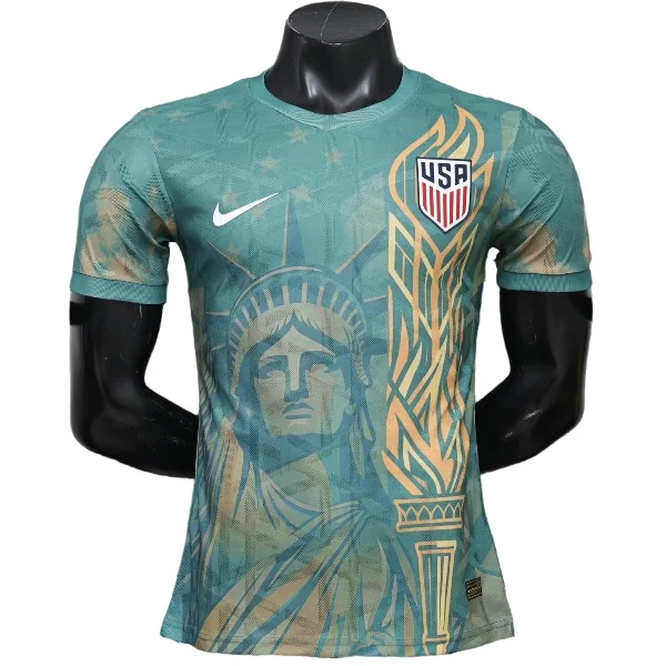 Estados Unidos Camiseta Edición Jugadores 2026 Especial Verde - Camiseta Estados Unidos Mundial 2026 | PTDHMALL