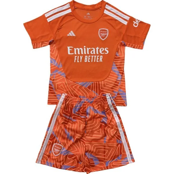 Arsenal Niños Conjunto 2026 2027 Portero Naranja - Equipacion Arsenal Niños | PTDHMALL