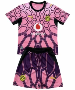 Borussia Dortmund Niños Conjunto 2026 2027 Portero Rosa - Borussia Dortmund Niños Barata | PTDHMALL