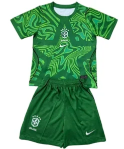 Brasil Niños Conjunto 2026 Portero Verde - Equipacion Brasil Niños | PTDHMALL