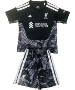 Liverpool Niños Conjunto 2026 2027 Portero Negro - Equipacion Liverpool Niños | PTDHMALL