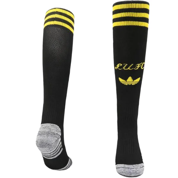 Leeds United Niños Calcetines 2026 2027 Segunda Negro - Leeds United Niños Barata | PTDHMALL