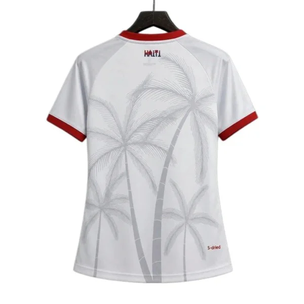 Haití Mujer Camiseta 2026 Segunda Blanca - Camisetas De Futbol Personalizadas | PTDHMALL