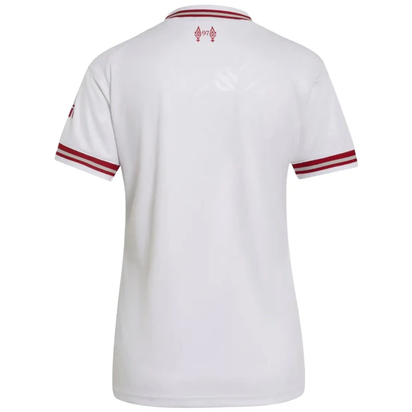 Liverpool Mujer Camiseta 2026 2027 Segunda Blanca - Camiseta Liverpool Mujer | PTDHMALL