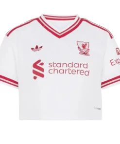 Liverpool Mujer Camiseta 2026 2027 Segunda Blanca - Camiseta Liverpool Mujer | PTDHMALL