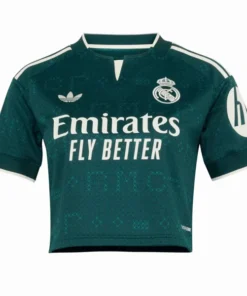 Real Madrid Mujer Camiseta 2026 2027 Segunda Verde - Camiseta Real Madrid Mujer 2026 | PTDHMALL