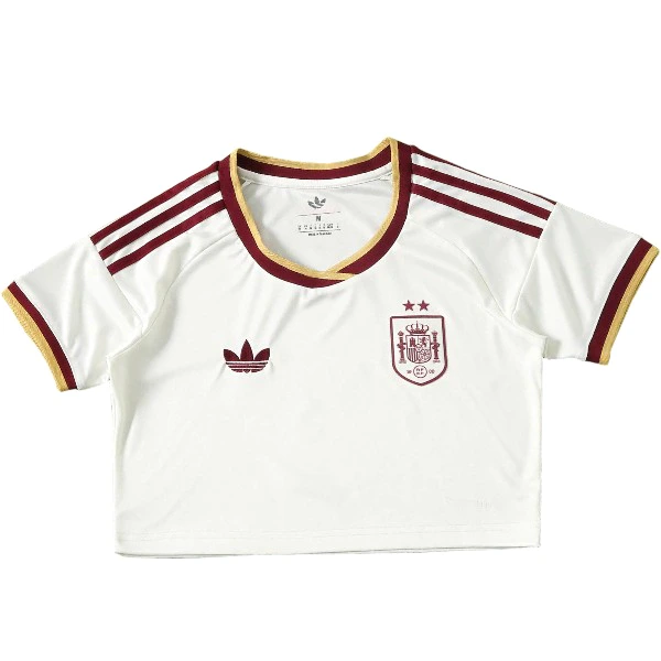 España Mujer Camiseta 2026 Segunda Blanca - Camiseta España Mujer Blanca | PTDHMALL