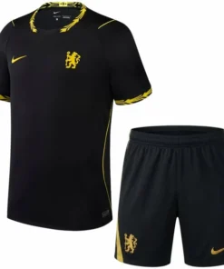 Chelsea Conjunto 2026 2027 Segunda Negro - Chelsea Barata | PTDHMALL