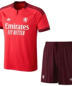 Lyon Conjunto 2026 2027 Segunda Rojo - Lyon Barata | PTDHMALL
