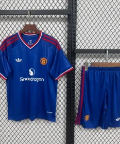 Manchester United Conjunto 2026 2027 Segunda Azul - Manchester United Barata | PTDHMALL
