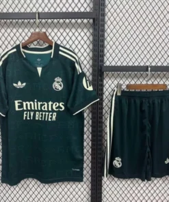 Real Madrid Conjunto 2026 2027 Segunda Verde - Real Madrid Barata | PTDHMALL