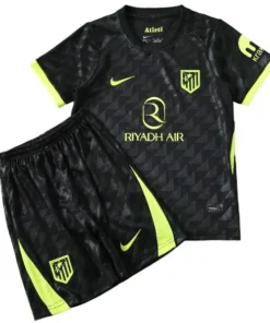 Atlético Madrid Niños Conjunto 2026 2027 Segunda Negro - Equipacion Atletico Madrid Niños | PTDHMALL