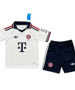 Bayern Múnich Niños Conjunto 2026 2027 Segunda Blanco - Bayern Múnich Niños Barata | PTDHMALL