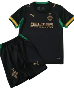 Borussia Mönchengladbach Niños Conjunto 2026 2027 Segunda Negro - Borussia Mönchengladbach Niños Barata | PTDHMALL