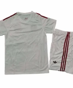 Catar Niños Conjunto 2026 Segunda Blanco - Catar Niños Barata | PTDHMALL
