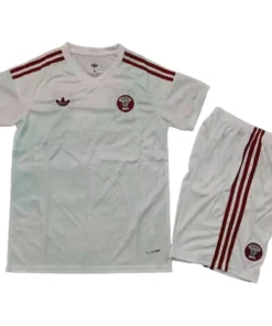 Catar Niños Conjunto 2026 Segunda Blanco - Catar Niños Barata | PTDHMALL
