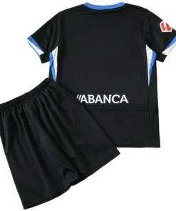 Deportivo de La Coruña Niños Conjunto 2026 2027 Segunda Negro - Equipacion Deportivo De La Coruña Niños | PTDHMALL