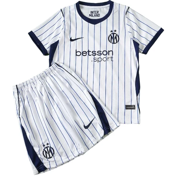 Inter Milán Niños Conjunto 2026 2027 Segunda Blanco - Inter Milán Niños Barata | PTDHMALL