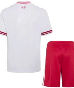 Liverpool Niños Conjunto 2026 2027 Segunda Blanco - Equipacion Liverpool Niños | PTDHMALL