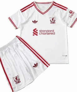 Liverpool Niños Conjunto 2026 2027 Segunda Blanco - Equipacion Liverpool Niños | PTDHMALL
