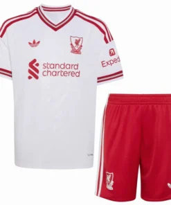 Liverpool Niños Conjunto 2026 2027 Segunda Blanco - Equipacion Liverpool Niños | PTDHMALL