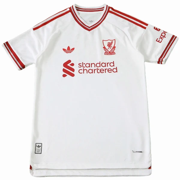 Liverpool Camiseta Edición Jugadores 2026 2027 Segunda Blanca - Camiseta Liverpool | PTDHMALL