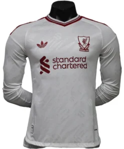 Liverpool Camiseta Edición Jugadores 2026 2027 Segunda Blanca - Camiseta Liverpool | PTDHMALL