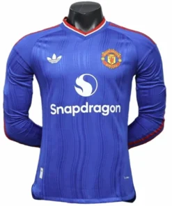 Manchester United Camiseta Edición Jugadores 2026 2027 Segunda Azul - Camiseta Manchester United | PTDHMALL