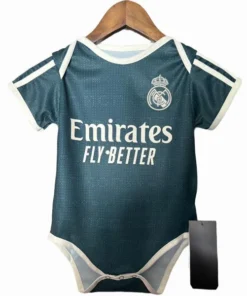 Real Madrid Niños Camiseta 2026 2027 Segunda Verde - Camiseta Real Madrid Niños | PTDHMALL