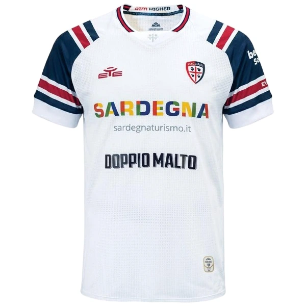Cagliari Calcio Camiseta 2026 2027 Segunda Blanca - Camiseta Serie A Cagliari Calcio | PTDHMALL