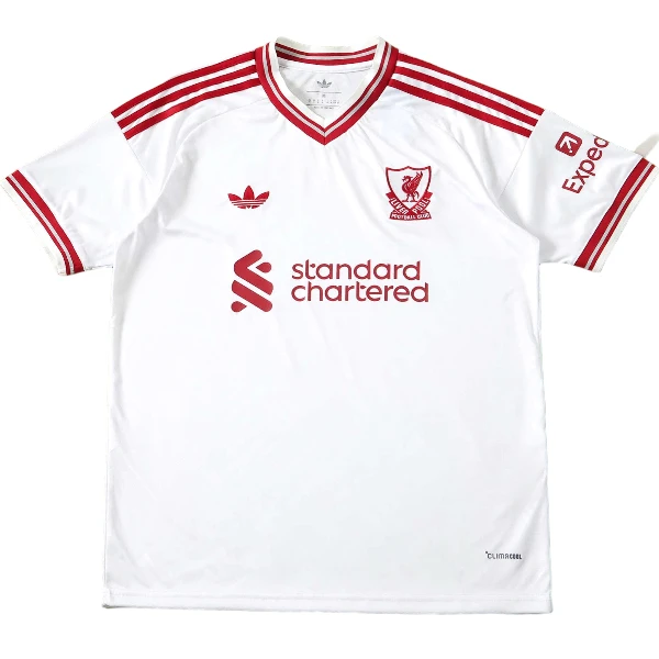 Liverpool Camiseta 2026 2027 Segunda Blanca - Camiseta Liverpool | PTDHMALL