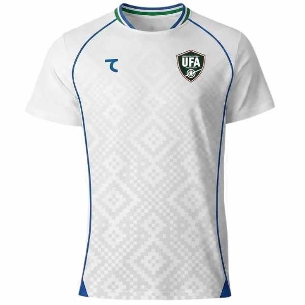 Uzbekistán Camiseta 2026 Segunda Blanca - Camiseta Uzbekistán Mundial 2026 | PTDHMALL